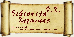 Viktorija Kuzminac vizit kartica